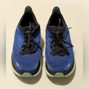 Hoka One One Mens Clifton 8 Blue Running Shoes Sneakers Size 9.5D